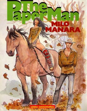 cover: The Paper Man by Milo Manara
